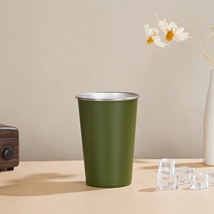 260 ml 350 ml 500 ml 700 ml single wall stainless steel beer,tea, coffee cups