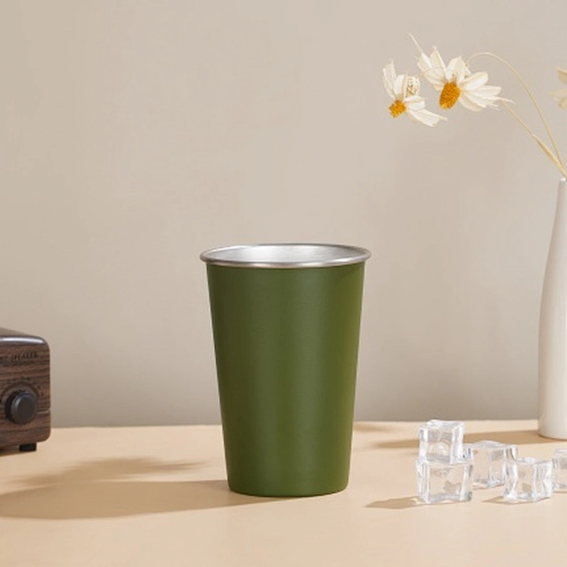 260 ml 350 ml 500 ml 700 ml single wall stainless steel beer,tea, coffee cups
